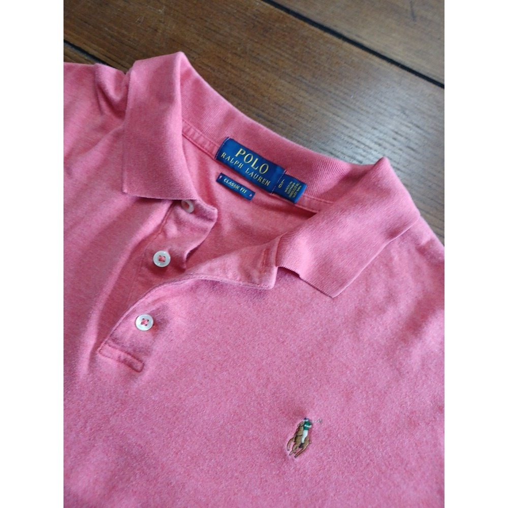 Polo Ralph Lauren Classic Fit Large Coral Pullover Polo